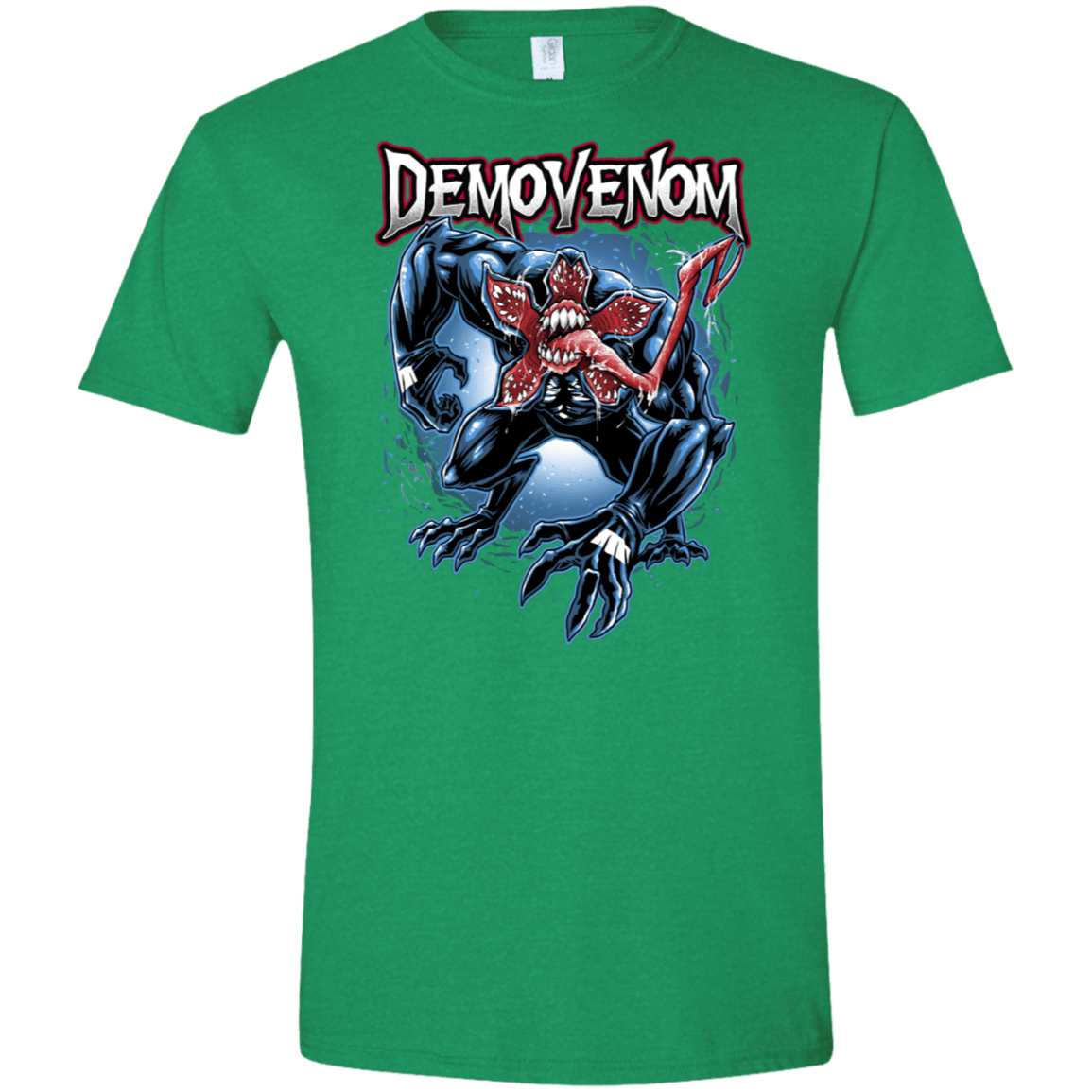 T-Shirts Heather Irish Green / S Demovenom Men's Semi-Fitted Softstyle