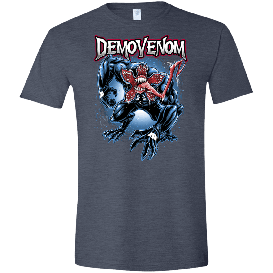 T-Shirts Heather Navy / S Demovenom Men's Semi-Fitted Softstyle