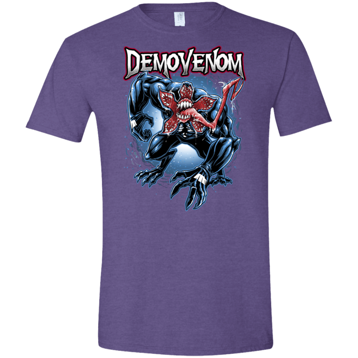 T-Shirts Heather Purple / S Demovenom Men's Semi-Fitted Softstyle