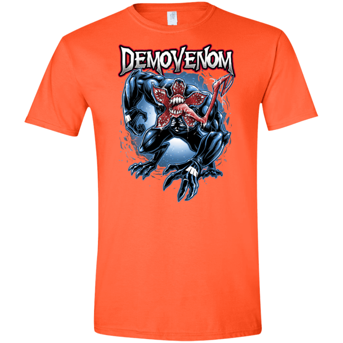 T-Shirts Orange / S Demovenom Men's Semi-Fitted Softstyle