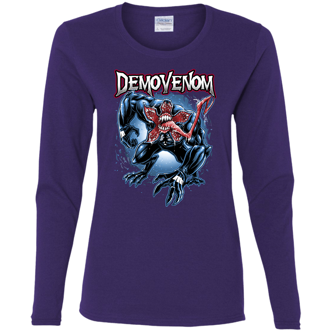 T-Shirts Purple / S Demovenom Women's Long Sleeve T-Shirt