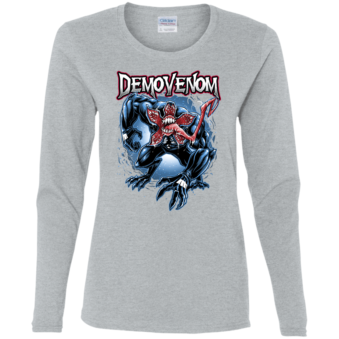 T-Shirts Sport Grey / S Demovenom Women's Long Sleeve T-Shirt