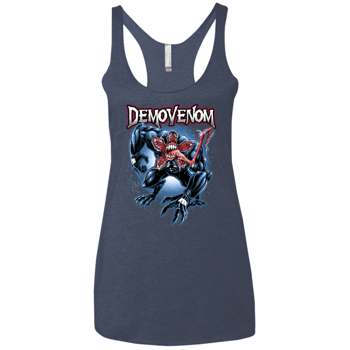 T-Shirts Vintage Navy / X-Small Demovenom Women's Triblend Racerback Tank