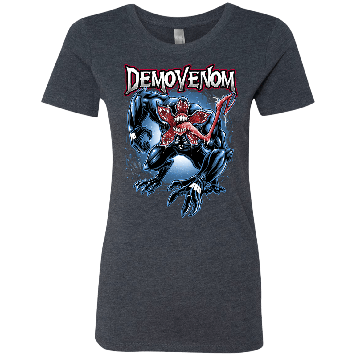 T-Shirts Vintage Navy / S Demovenom Women's Triblend T-Shirt
