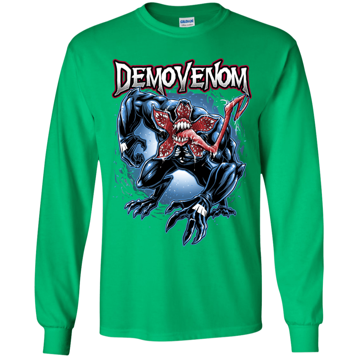 T-Shirts Irish Green / YS Demovenom Youth Long Sleeve T-Shirt