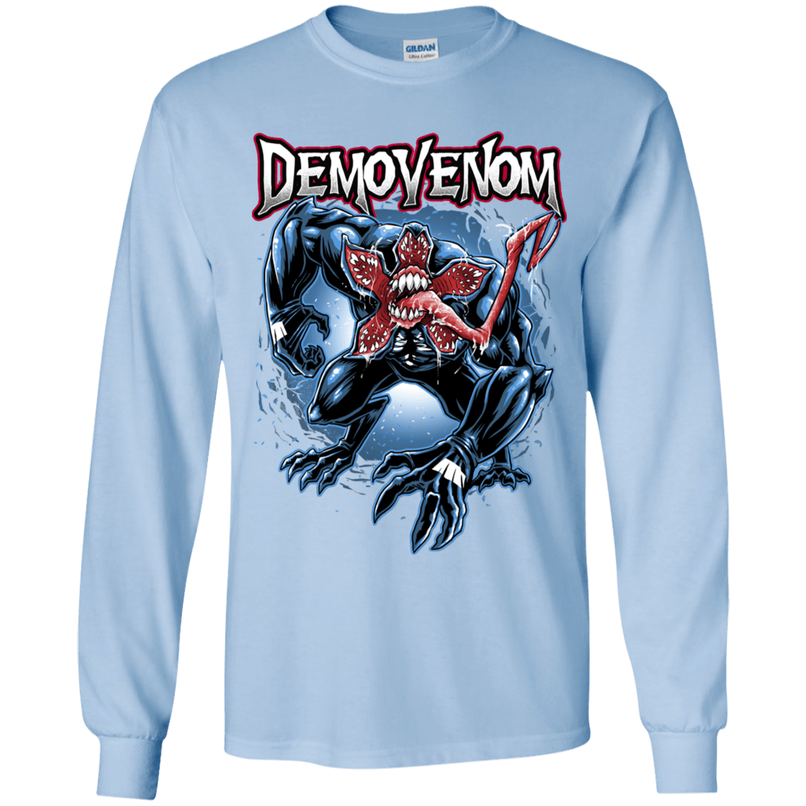 T-Shirts Light Blue / YS Demovenom Youth Long Sleeve T-Shirt