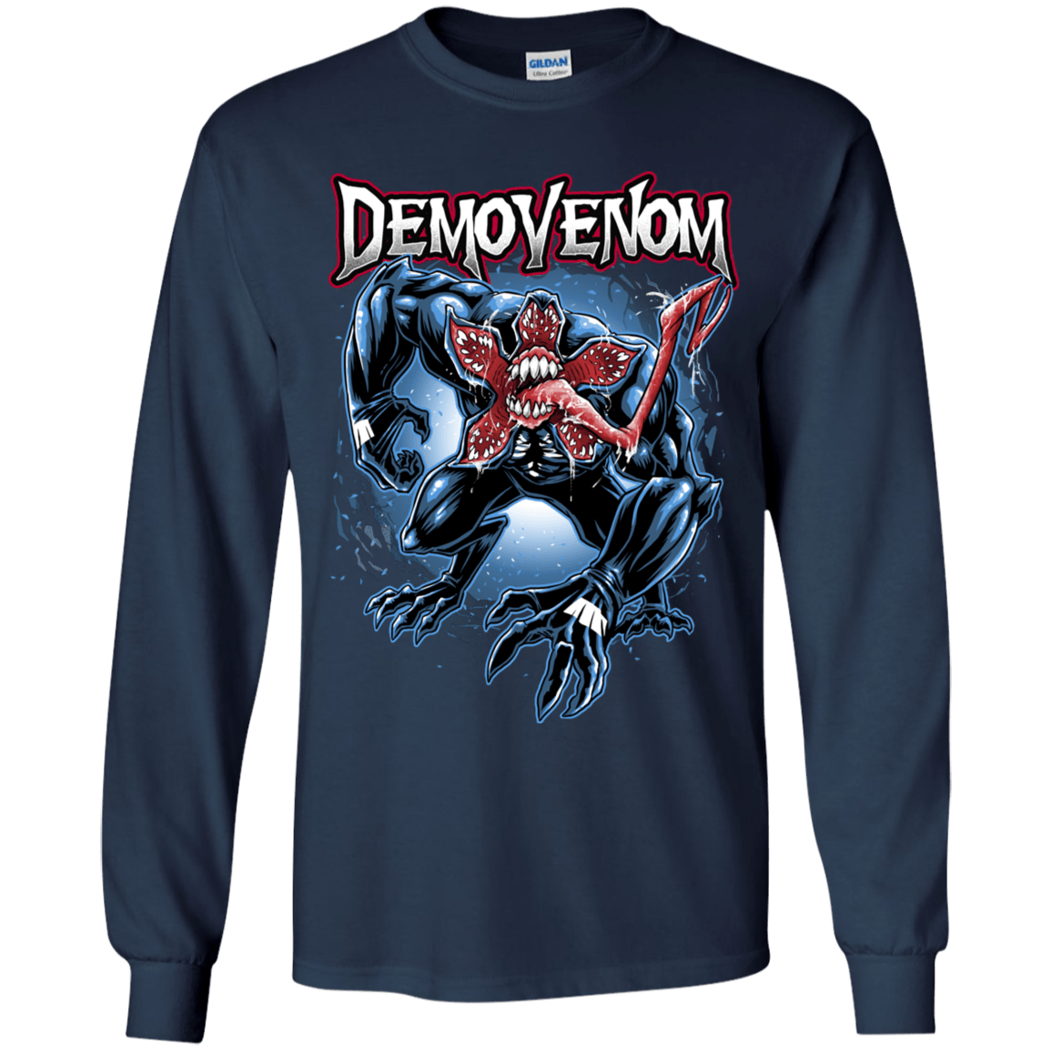 T-Shirts Navy / YS Demovenom Youth Long Sleeve T-Shirt