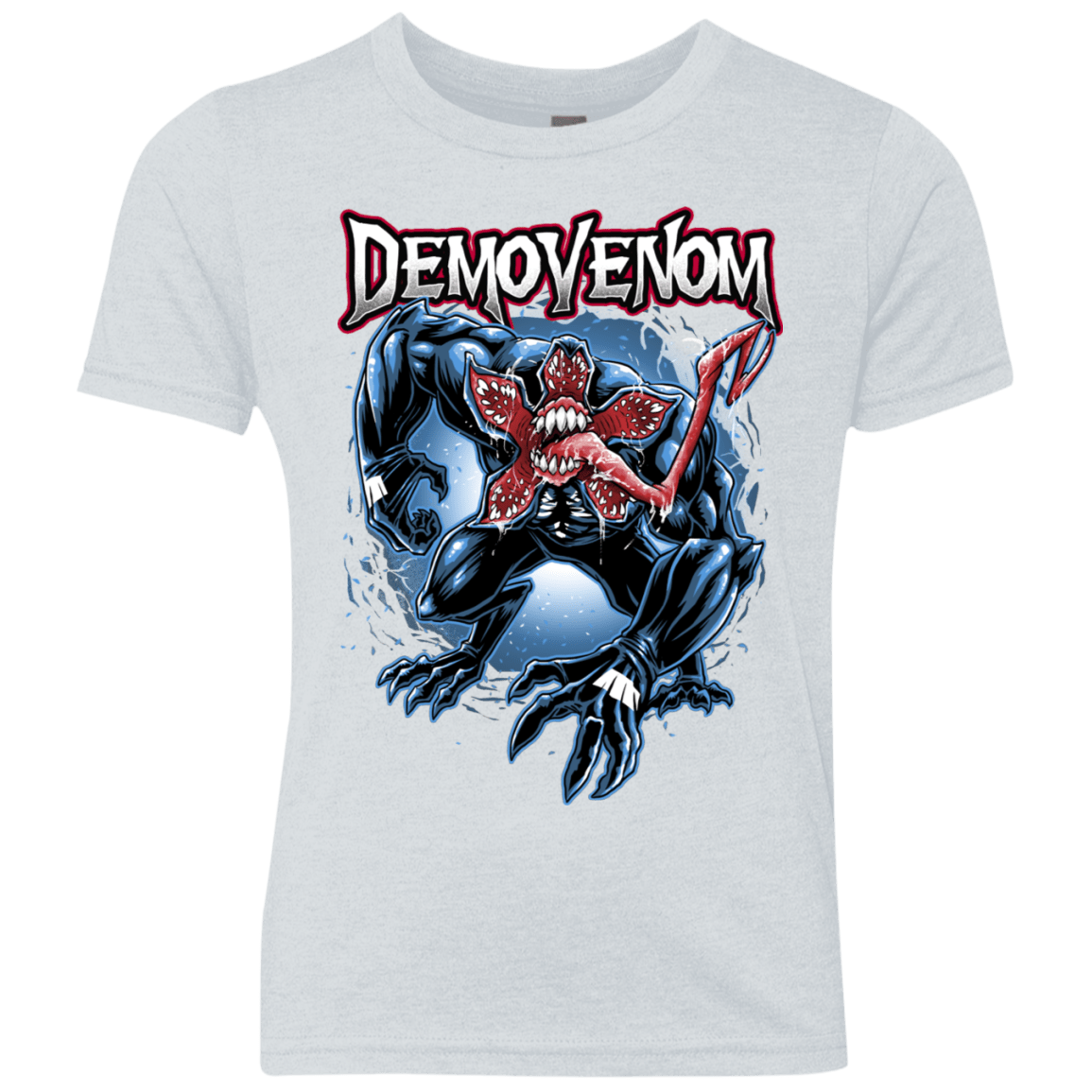 T-Shirts Heather White / YXS Demovenom Youth Triblend T-Shirt