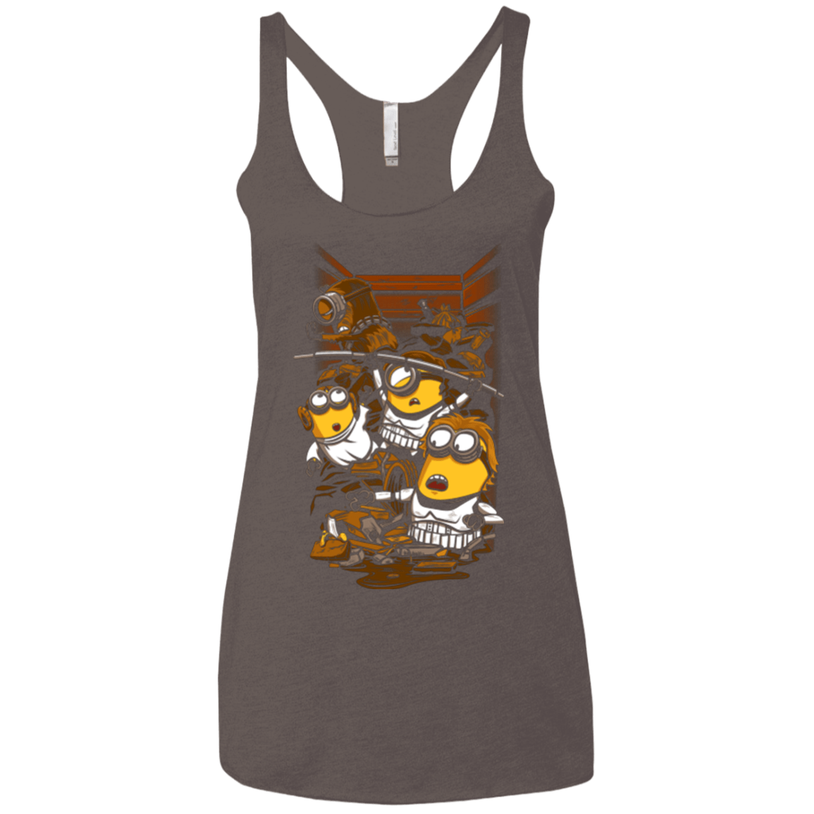 T-Shirts Macchiato / X-Small Despicable Rebels Women's Triblend Racerback Tank