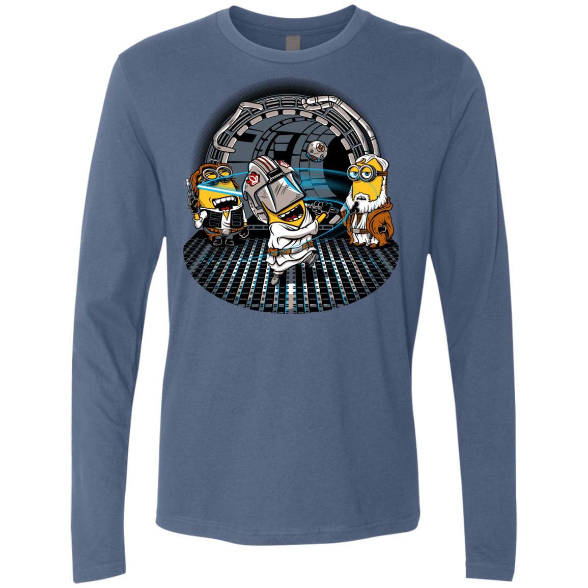 T-Shirts Indigo / Small Despicable Training Men's Premium Long Sleeve