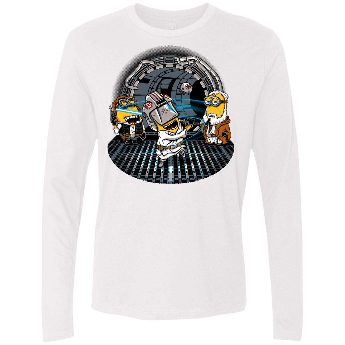 T-Shirts White / Small Despicable Training Men's Premium Long Sleeve