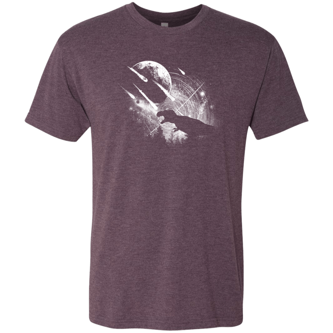 T-Shirts Vintage Purple / Small Dino death Men's Triblend T-Shirt