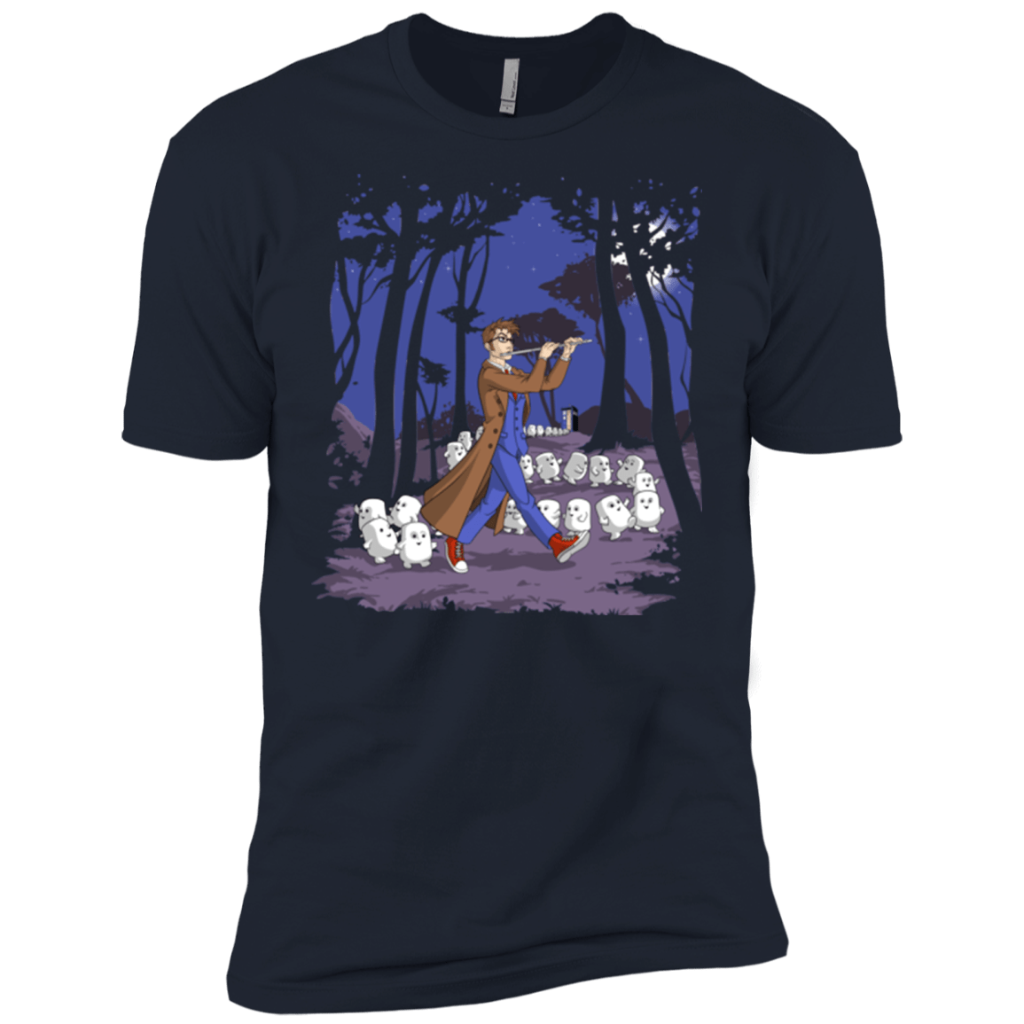 T-Shirts Midnight Navy / X-Small Doctor Hamelin Men's Premium T-Shirt