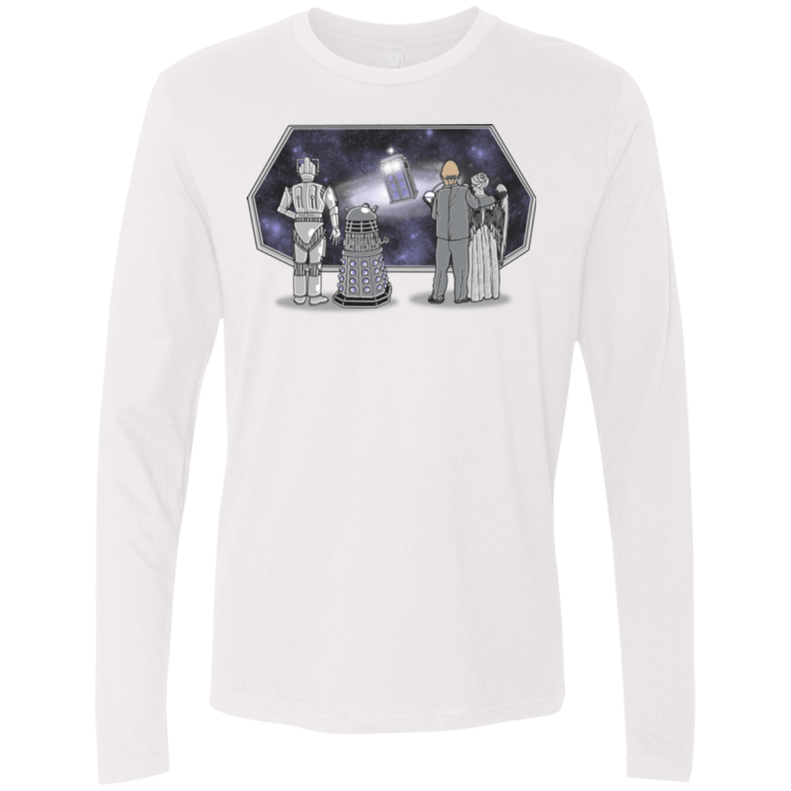 T-Shirts White / Small Doctor strikes back Men's Premium Long Sleeve