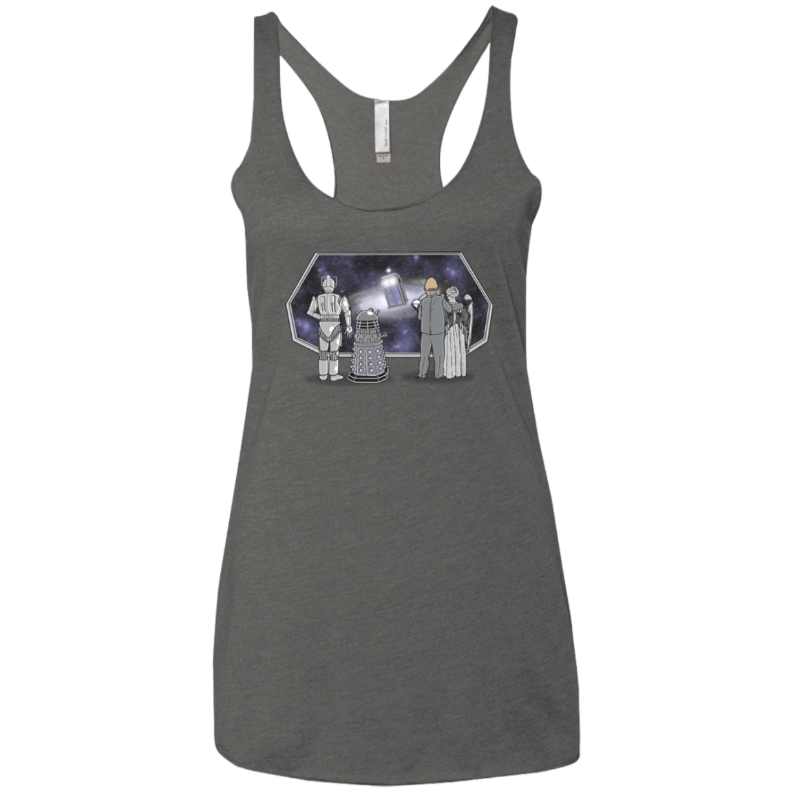 T-Shirts Premium Heather / X-Small Doctor strikes back Women's Triblend Racerback Tank