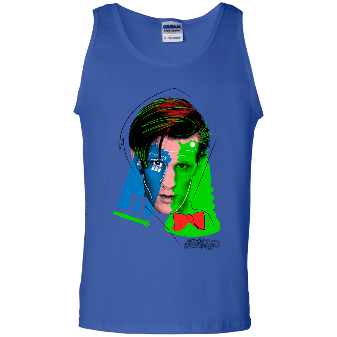 T-Shirts Royal / S Doctor Warwhol 11 Men's Tank Top