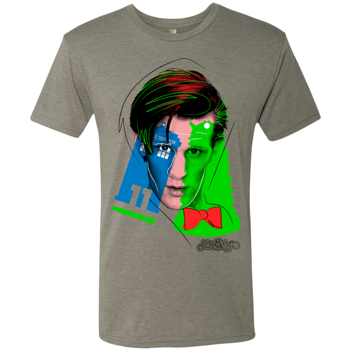 T-Shirts Venetian Grey / S Doctor Warwhol 11 Men's Triblend T-Shirt