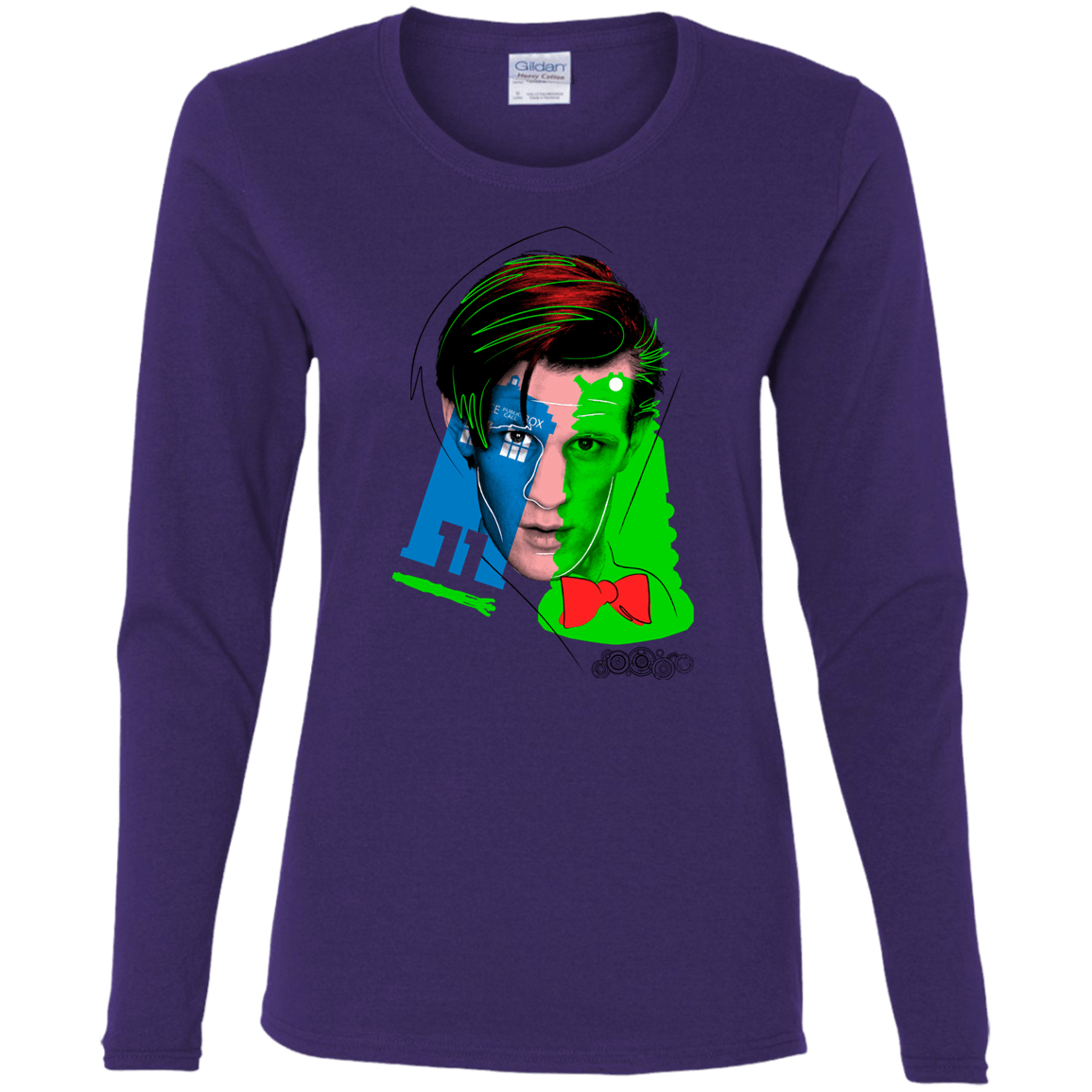 T-Shirts Purple / S Doctor Warwhol 11 Women's Long Sleeve T-Shirt