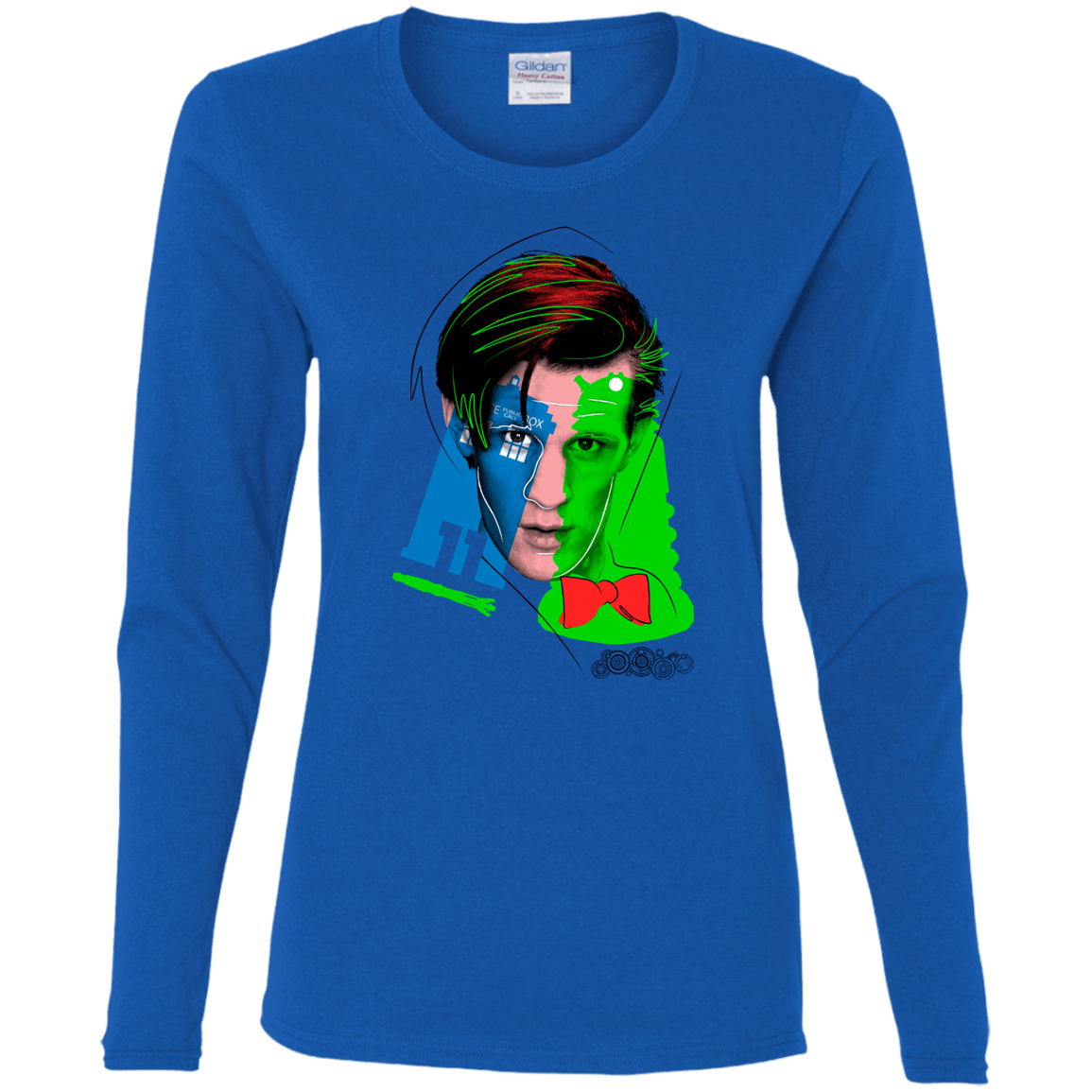 T-Shirts Royal / S Doctor Warwhol 11 Women's Long Sleeve T-Shirt