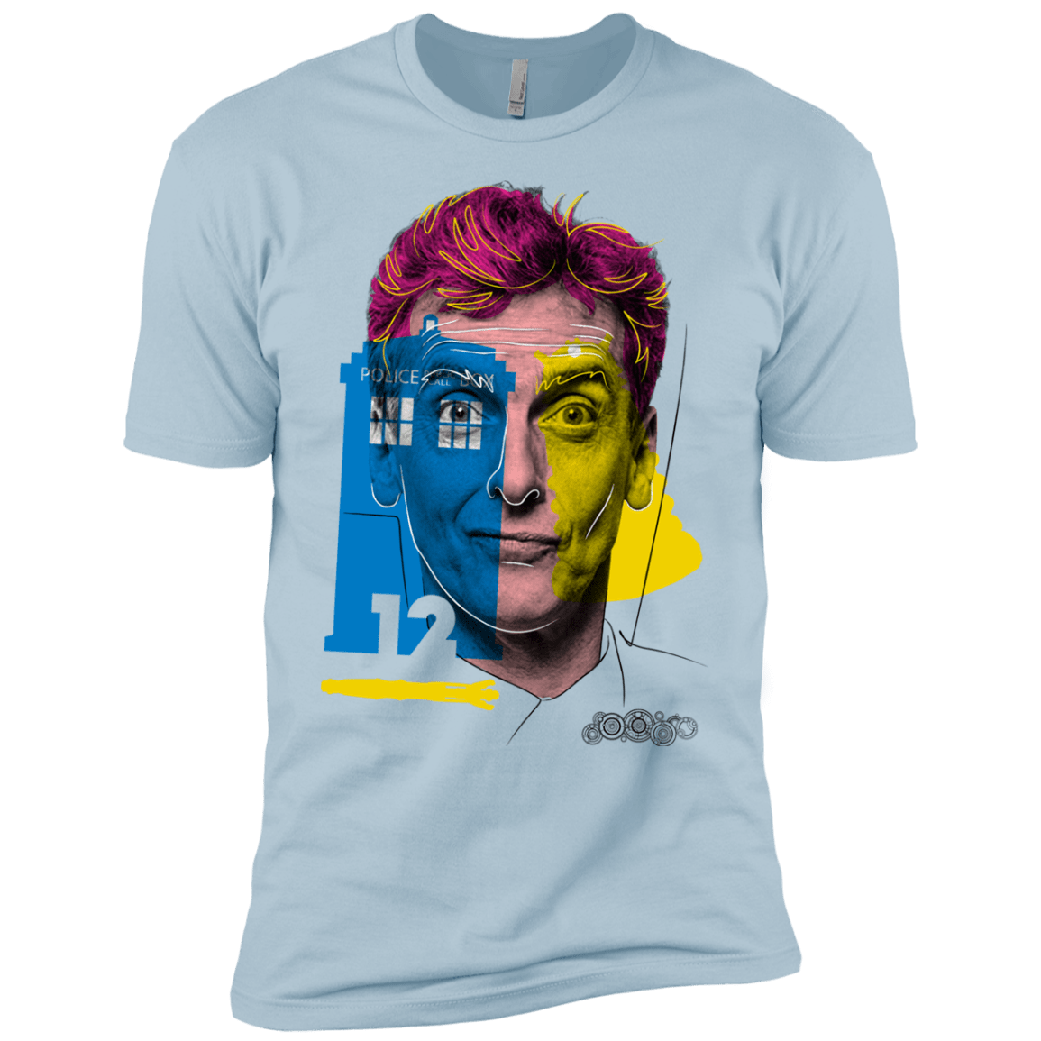 T-Shirts Light Blue / YXS Doctor Warwhol 12 Boys Premium T-Shirt