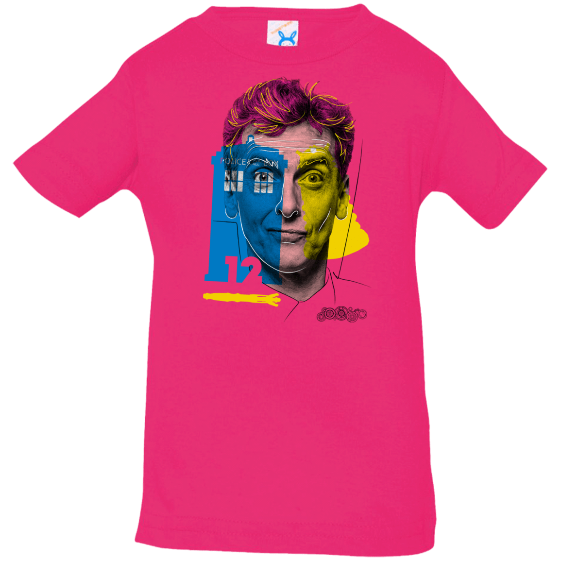 T-Shirts Hot Pink / 6 Months Doctor Warwhol 12 Infant Premium T-Shirt