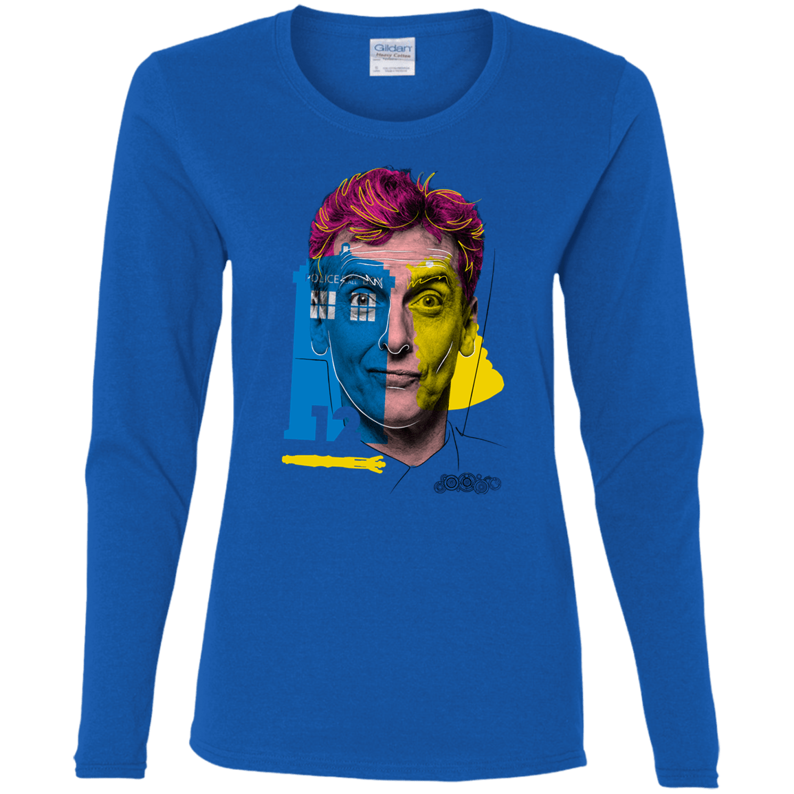 T-Shirts Royal / S Doctor Warwhol 12 Women's Long Sleeve T-Shirt