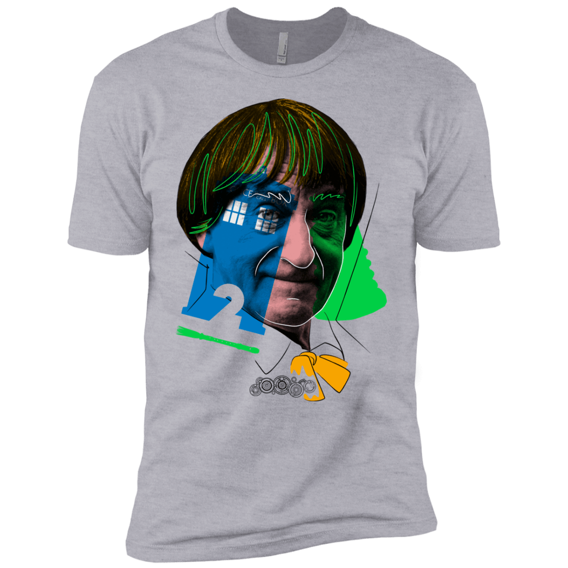 T-Shirts Heather Grey / YXS Doctor Warwhol 2 Boys Premium T-Shirt