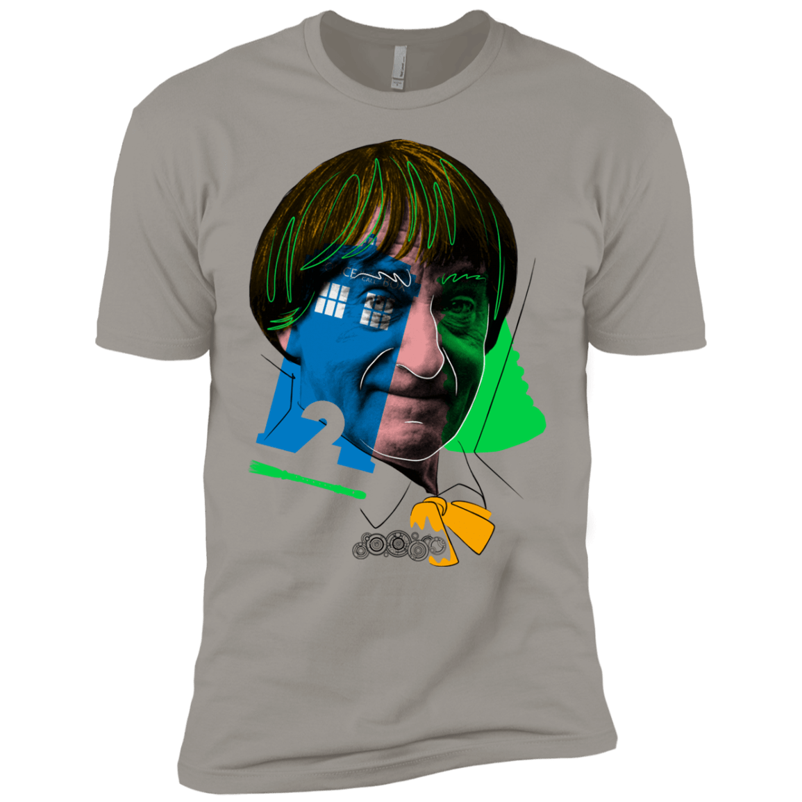 T-Shirts Light Grey / YXS Doctor Warwhol 2 Boys Premium T-Shirt