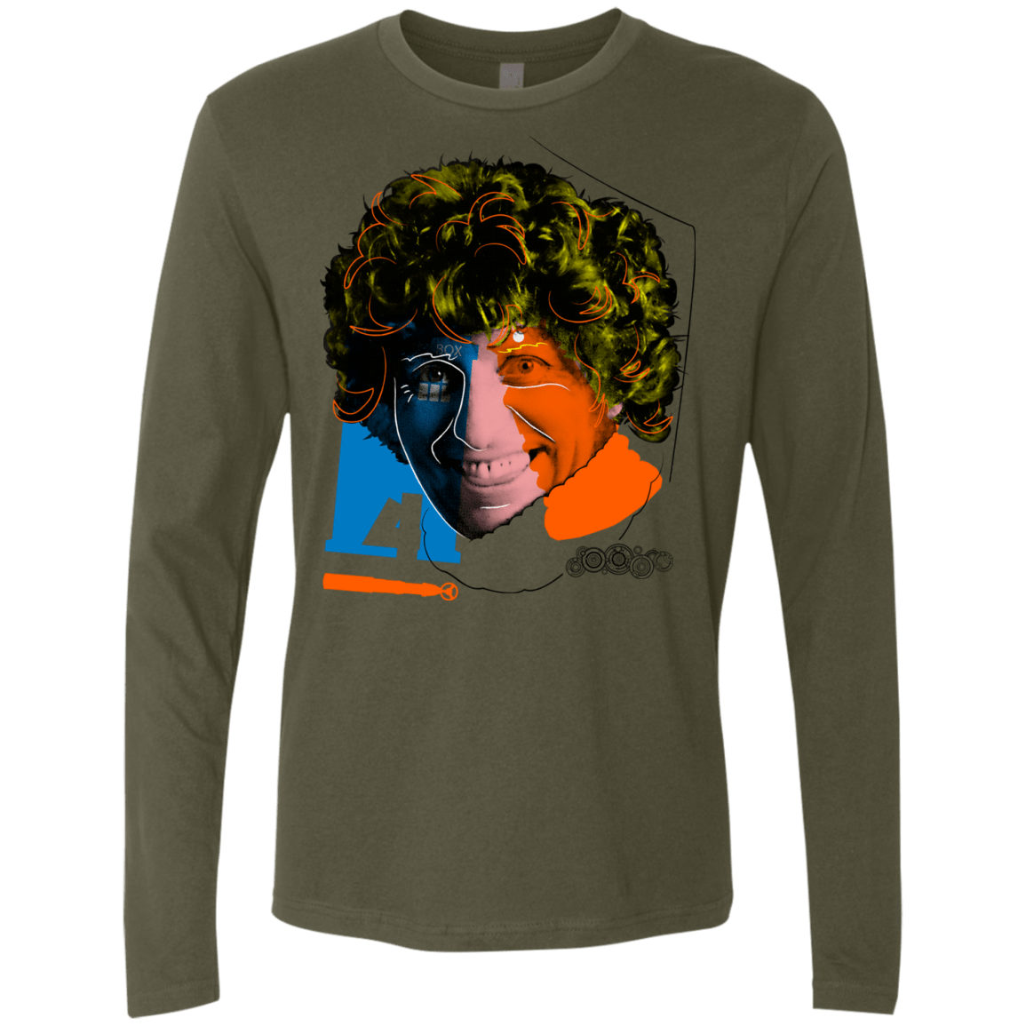 T-Shirts Military Green / S Doctor Warwhol 4 Men's Premium Long Sleeve