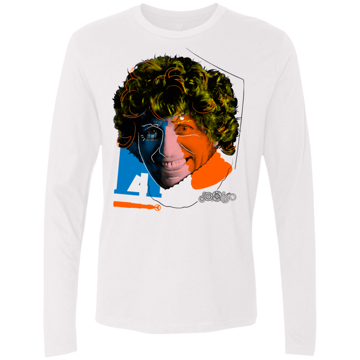 T-Shirts White / S Doctor Warwhol 4 Men's Premium Long Sleeve