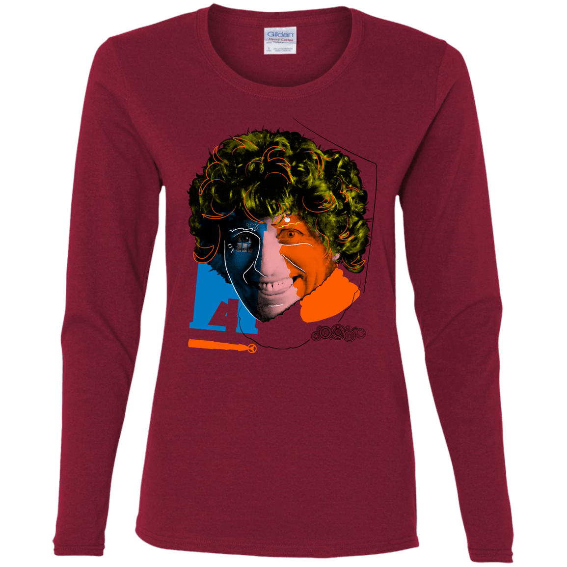 T-Shirts Cardinal / S Doctor Warwhol 4 Women's Long Sleeve T-Shirt