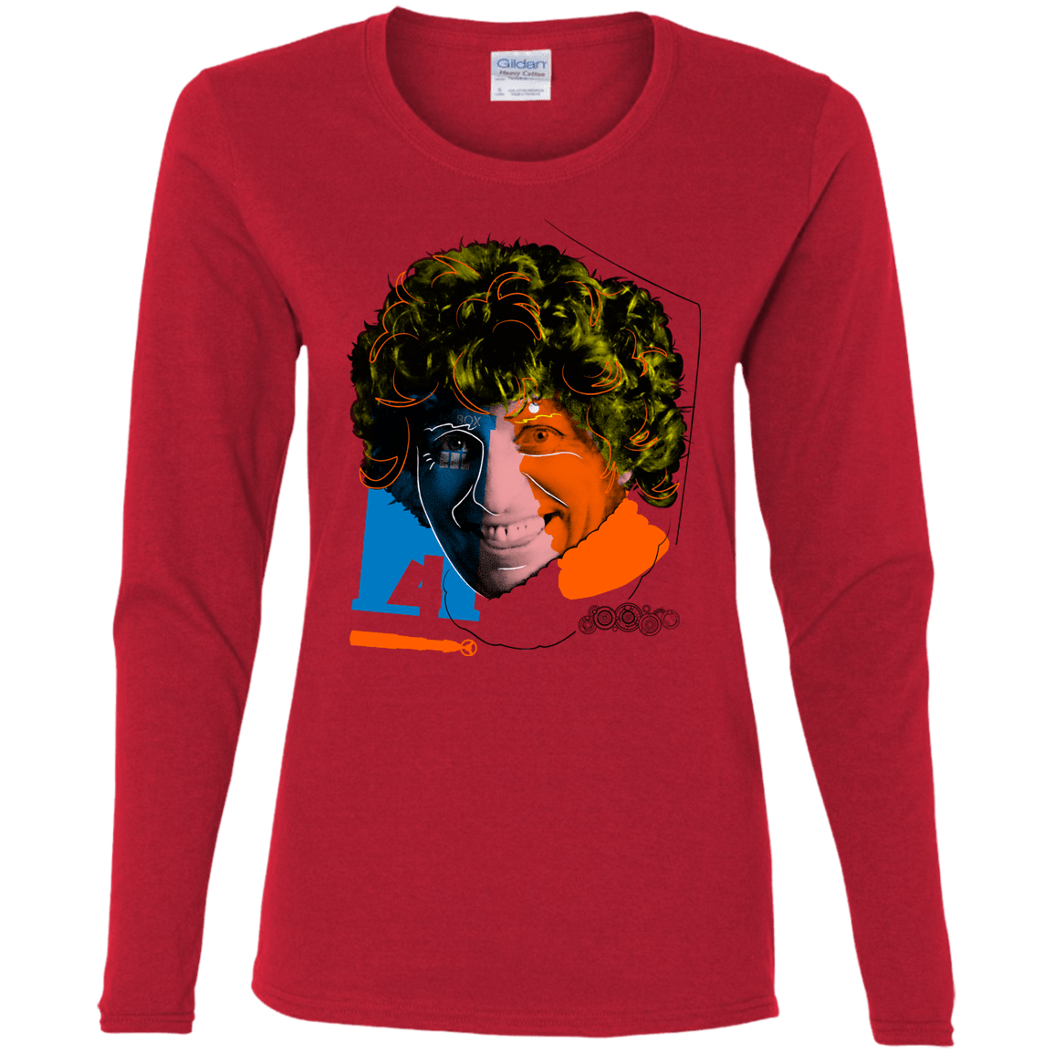 T-Shirts Red / S Doctor Warwhol 4 Women's Long Sleeve T-Shirt