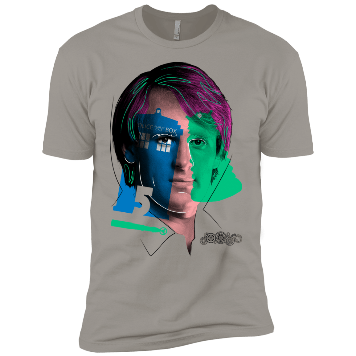 T-Shirts Light Grey / YXS Doctor Warwhol 5 Boys Premium T-Shirt
