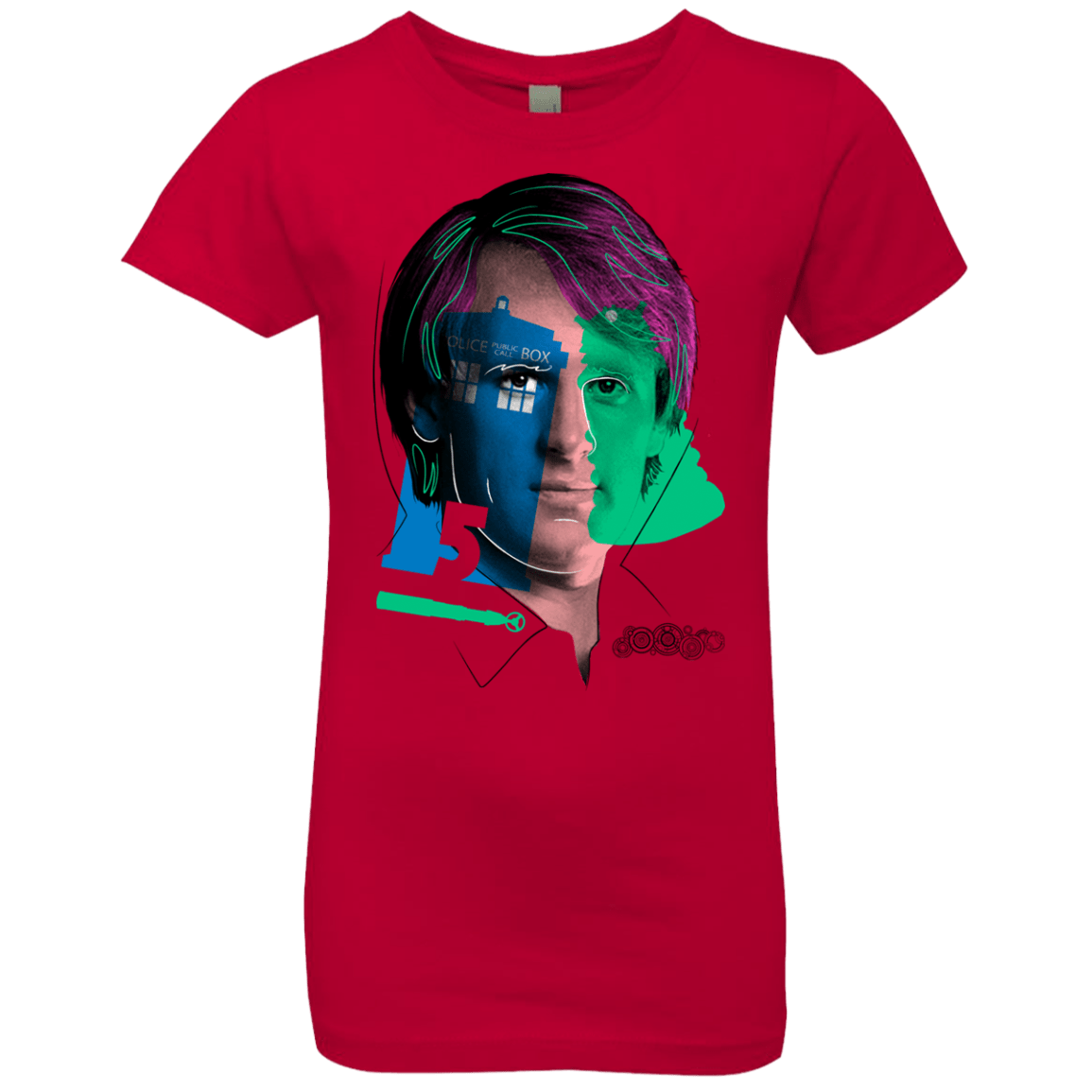 T-Shirts Red / YXS Doctor Warwhol 5 Girls Premium T-Shirt