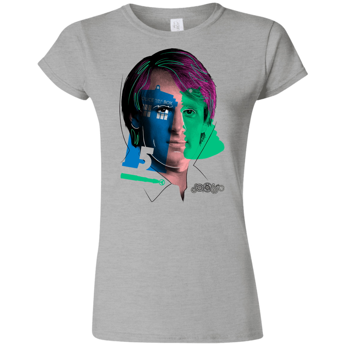 T-Shirts Sport Grey / S Doctor Warwhol 5 Junior Slimmer-Fit T-Shirt