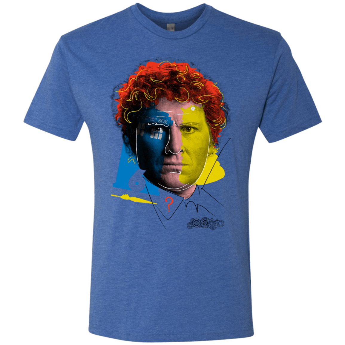 T-Shirts Vintage Royal / S Doctor Warwhol 6 Men's Triblend T-Shirt