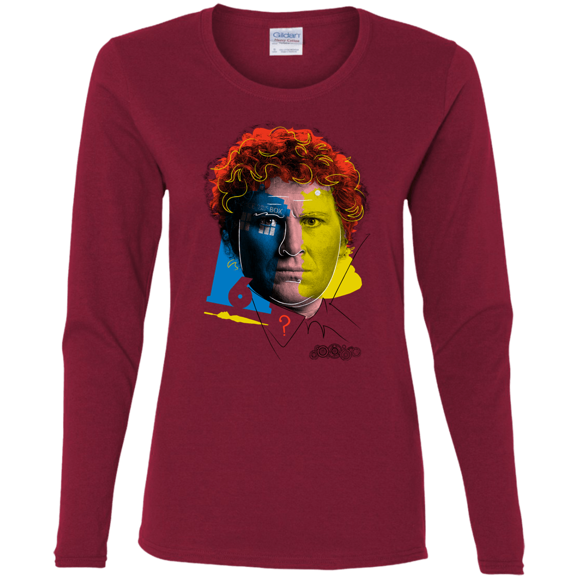 T-Shirts Cardinal / S Doctor Warwhol 6 Women's Long Sleeve T-Shirt