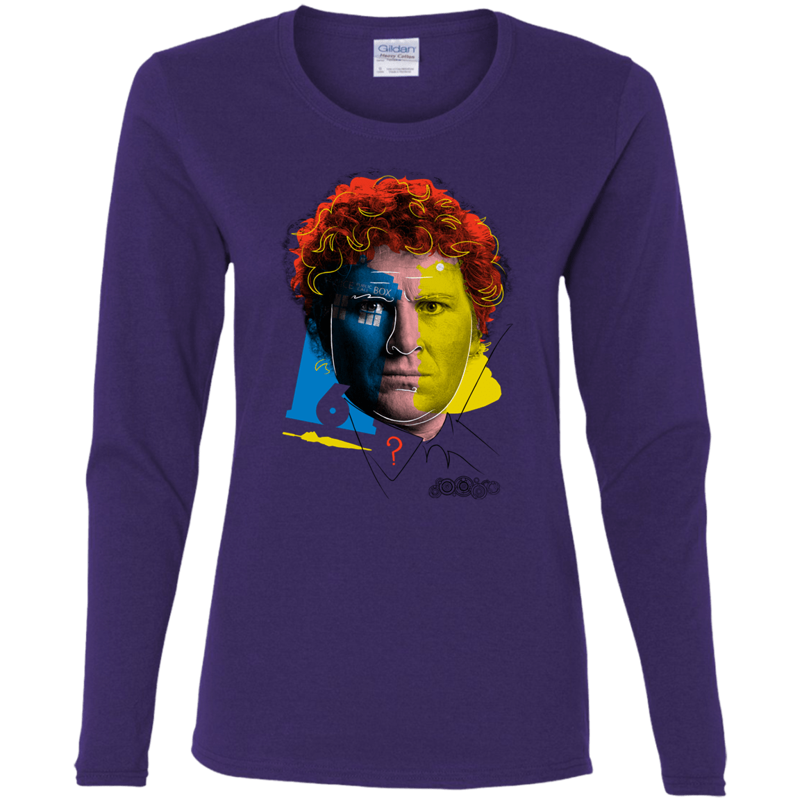 T-Shirts Purple / S Doctor Warwhol 6 Women's Long Sleeve T-Shirt