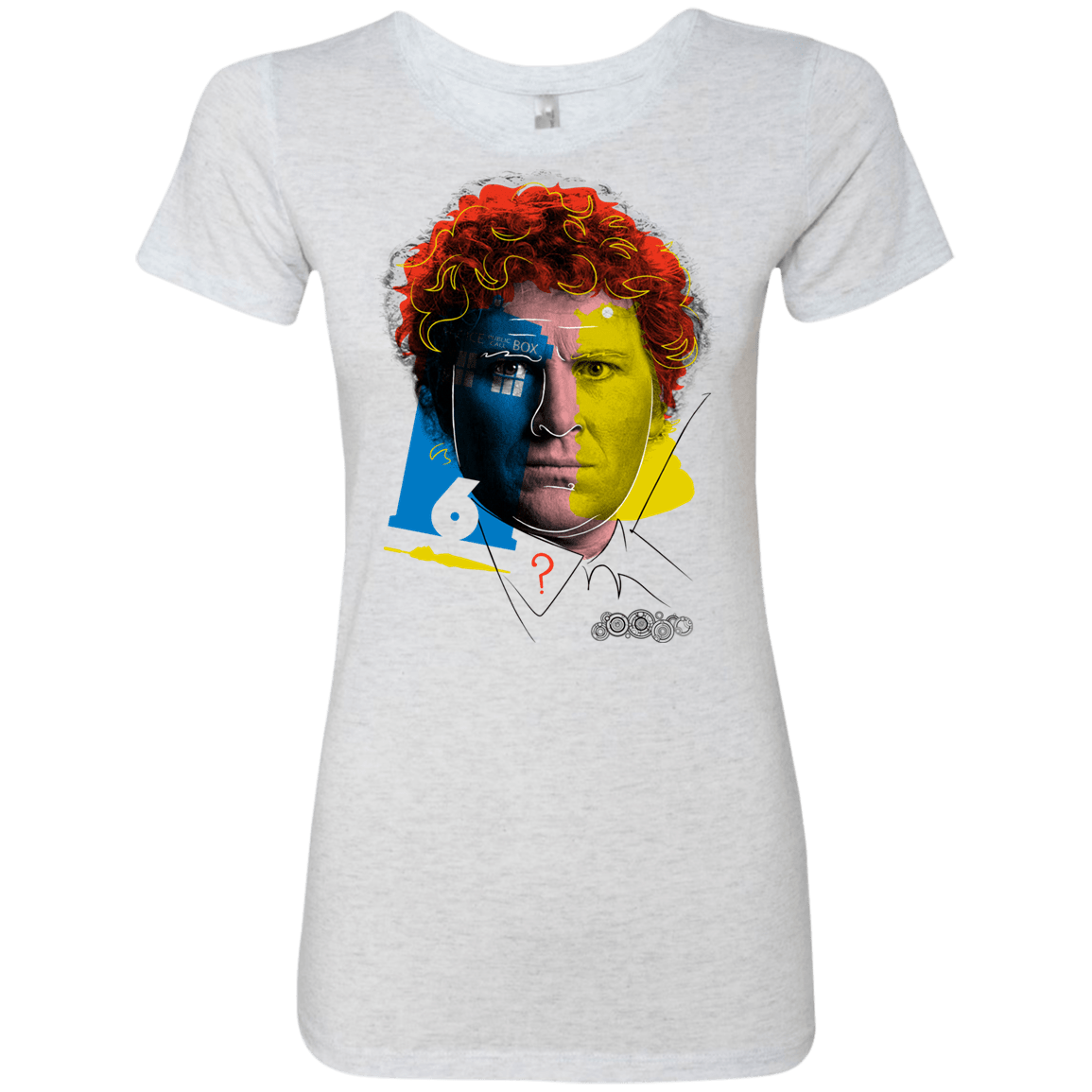 T-Shirts Heather White / S Doctor Warwhol 6 Women's Triblend T-Shirt