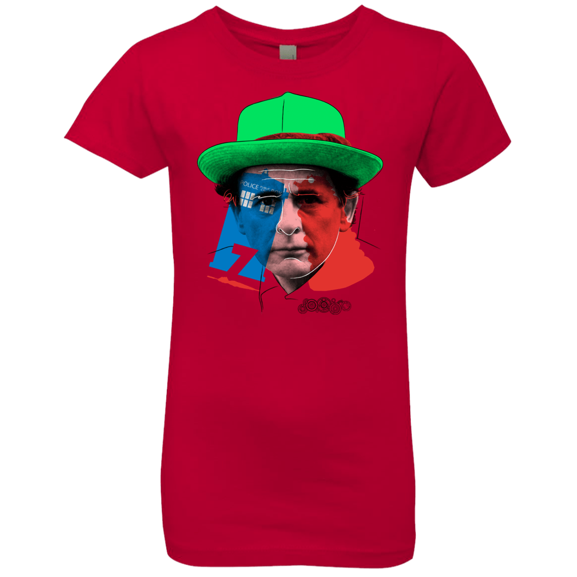 T-Shirts Red / YXS Doctor Warwhol 7 Girls Premium T-Shirt