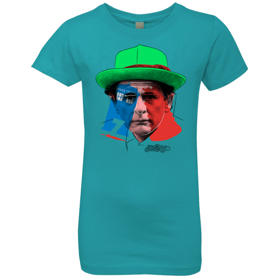 T-Shirts Tahiti Blue / YXS Doctor Warwhol 7 Girls Premium T-Shirt