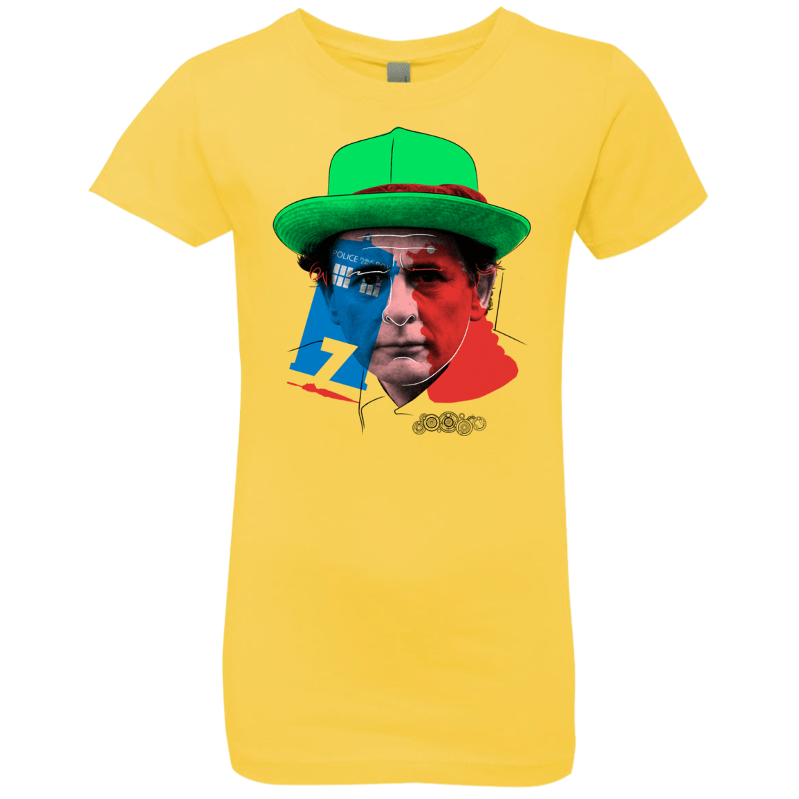 T-Shirts Vibrant Yellow / YXS Doctor Warwhol 7 Girls Premium T-Shirt