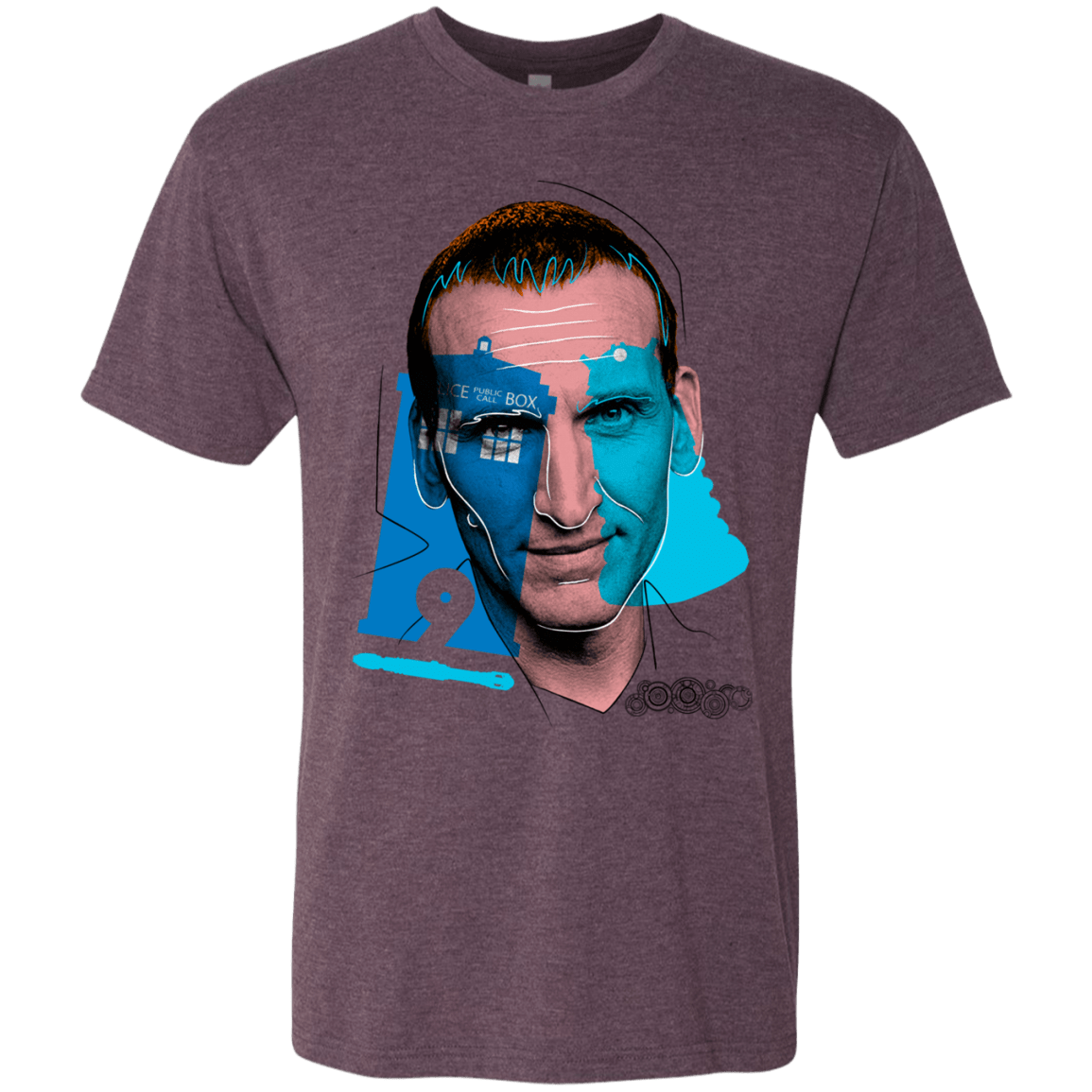 T-Shirts Vintage Purple / S Doctor Warwhol 9 Men's Triblend T-Shirt