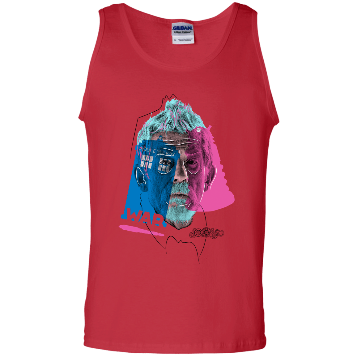 T-Shirts Red / S Doctor Warwhol War Men's Tank Top
