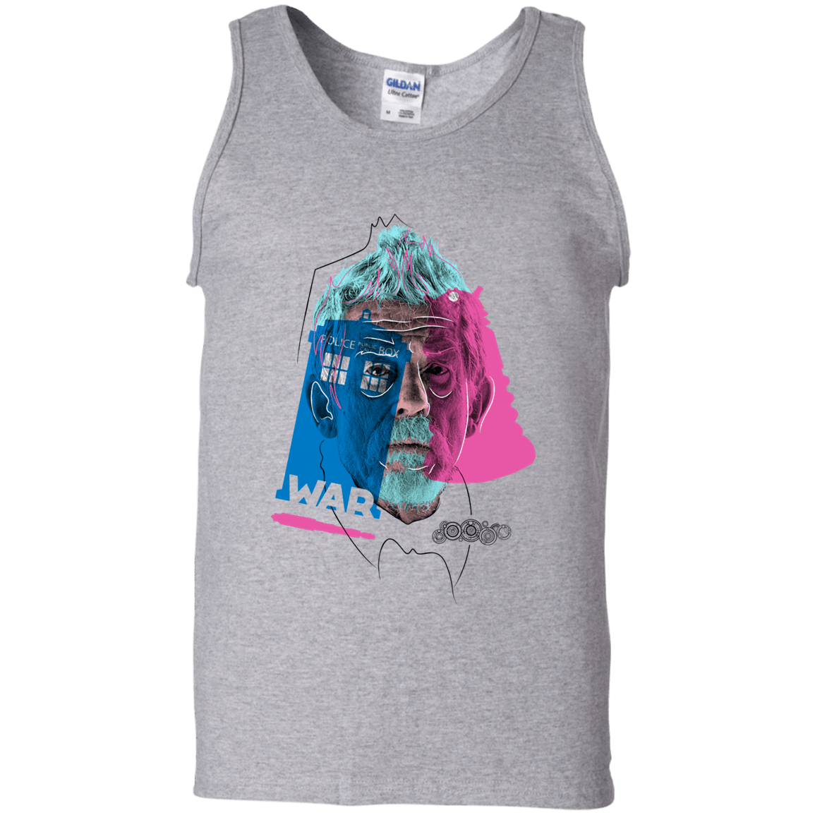 T-Shirts Sport Grey / S Doctor Warwhol War Men's Tank Top