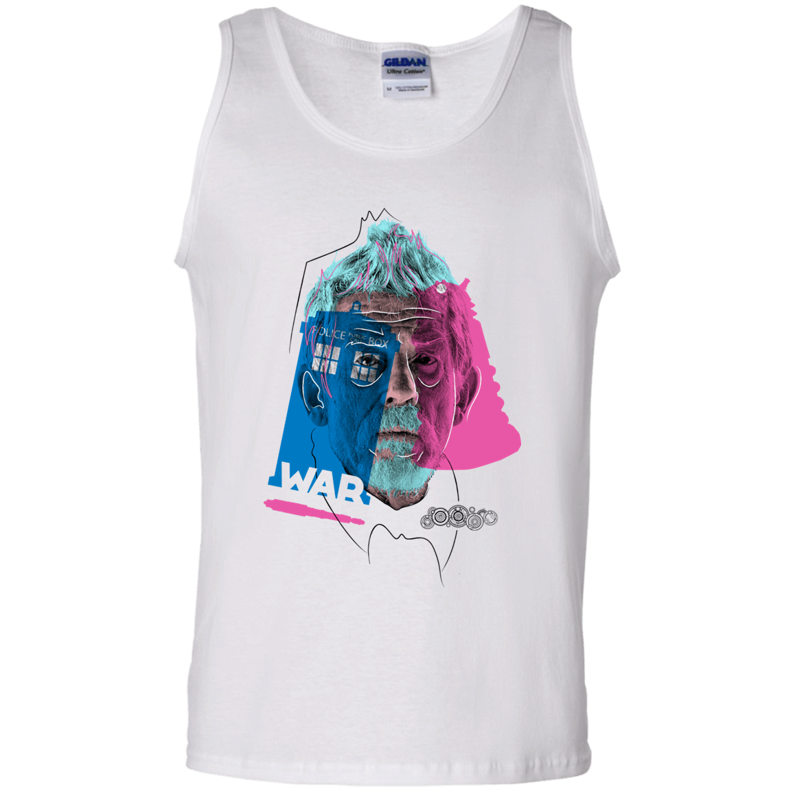T-Shirts White / S Doctor Warwhol War Men's Tank Top