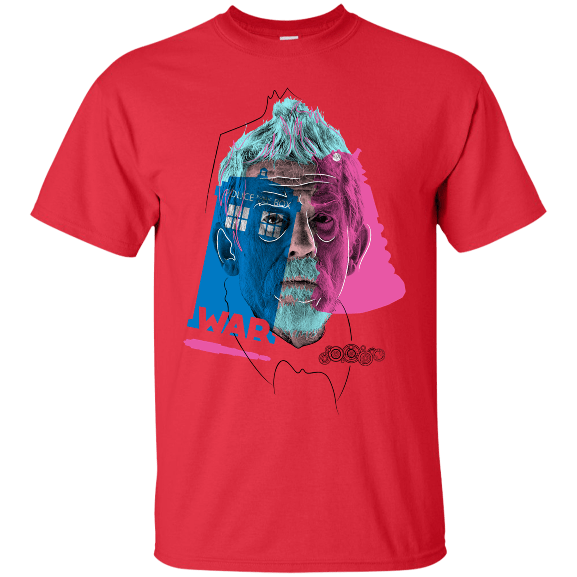 T-Shirts Red / S Doctor Warwhol War T-Shirt