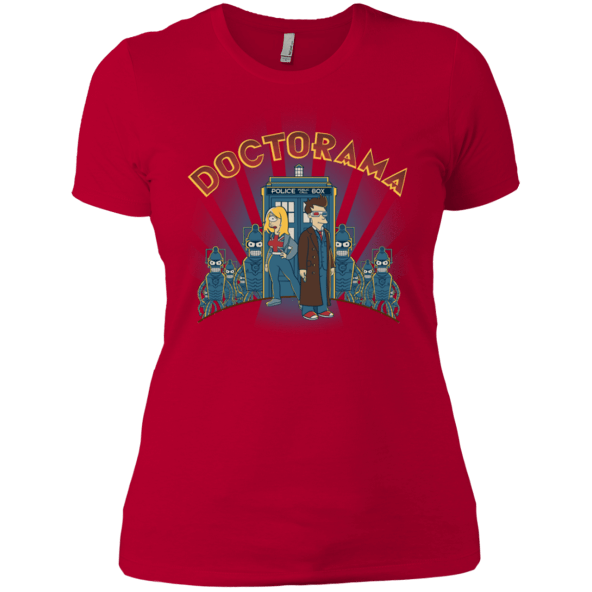 T-Shirts Red / X-Small Doctorama (1) Women's Premium T-Shirt