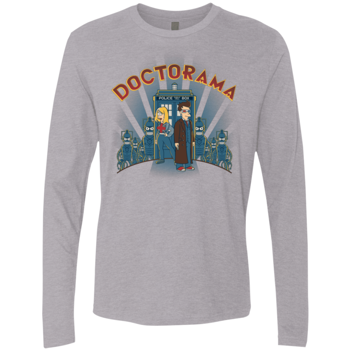 T-Shirts Heather Grey / Small DOCTORAMA (2) Men's Premium Long Sleeve