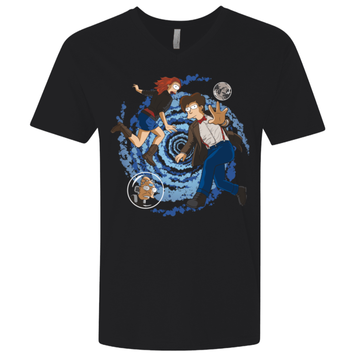 T-Shirts Black / X-Small Doctorama Returns Men's Premium V-Neck